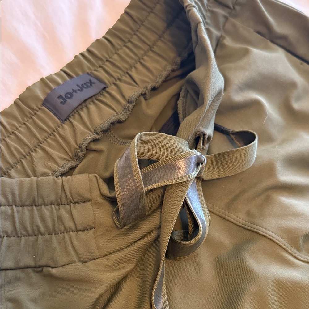 Olive Green Jog On Kids Sweatpants